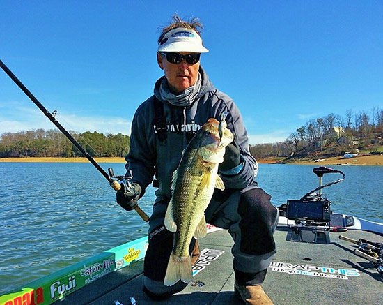Caption: This 4-pounder anchored a 17lb. 13oz. stringer.