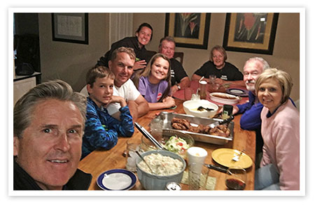 Staying with the Barnette and Prince families was a blast.