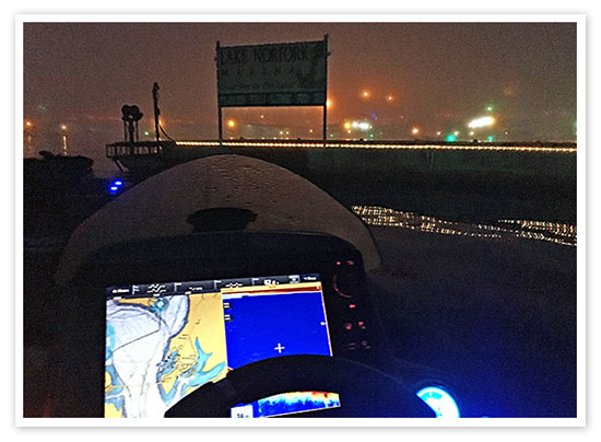 Day-one on Norfork was cut short by a 2-hour fog delay.