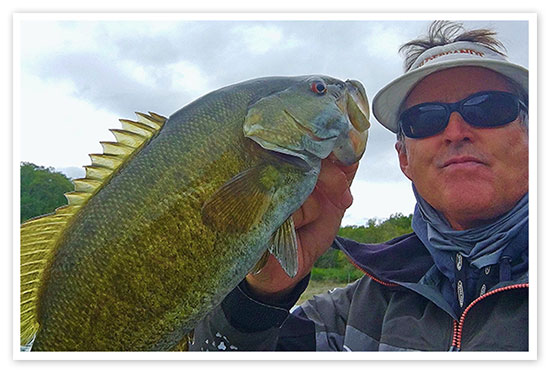 Smallmouth measuring 15 inches or better were a challenge on Bull Shoals.