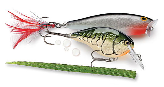 These were my most productive lures during competition.