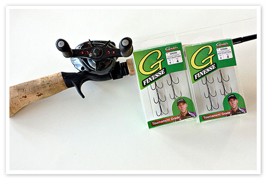 Gamakatsu's new line of "G. Finesse" hooks is attracting the attention of the nation's top bass anglers.