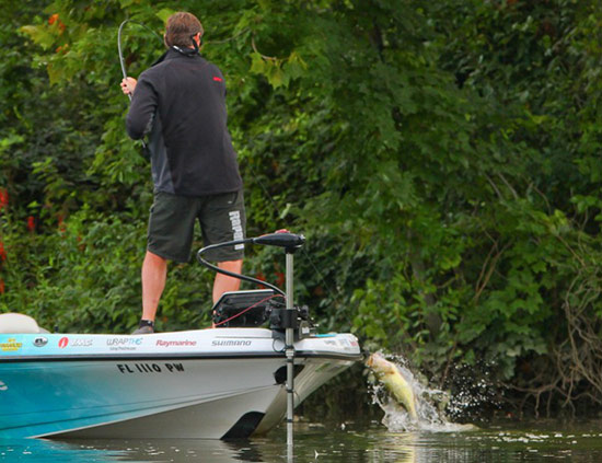 Most fish came from wood cover using jigs with soft-plastic trailers. - photo courtesy of BASSMASTER.com