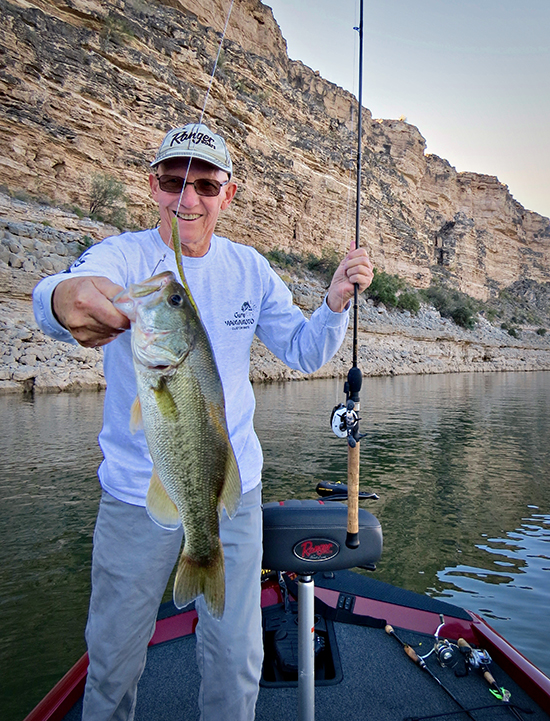 A big Kut-tail worm and a channel are a match made in heaven.&nbsp;