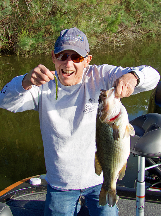 Those laminate Senkos are dynamite on brush bass.&nbsp;