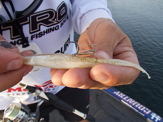 To put a trailer hook on a small swimbait, slip a big treble hook onto the main hook. Make sure the main hook is pointing toward the opening between two hooks. The third hook, can be inserted into the swimbait body. I’ve never had a trailer hook lik…