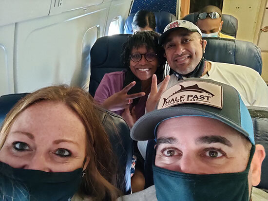 Pete and Hanna take new friends on a fishing trip down to Panama
