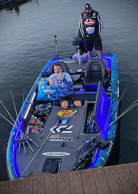 Randy Howell on the water
