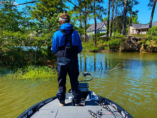 This is the backwater pond I focused on at the start of competition.