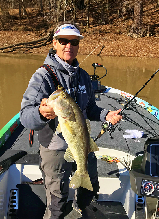 Finally, a respectable size largemouth.
