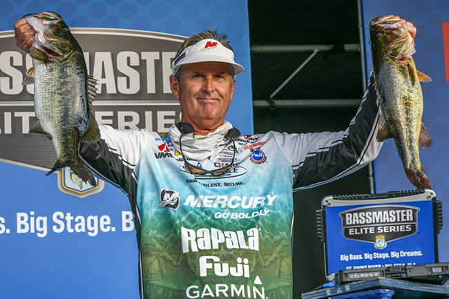 This pair vaulted me up the leader board on day one. - photo courtesy of BASSMASTER.com