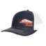 Dobyns Hat Navy w/white mesh, orange logo