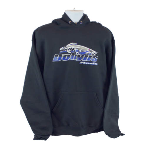 Dobyns Hoodie-Black with Royal logo